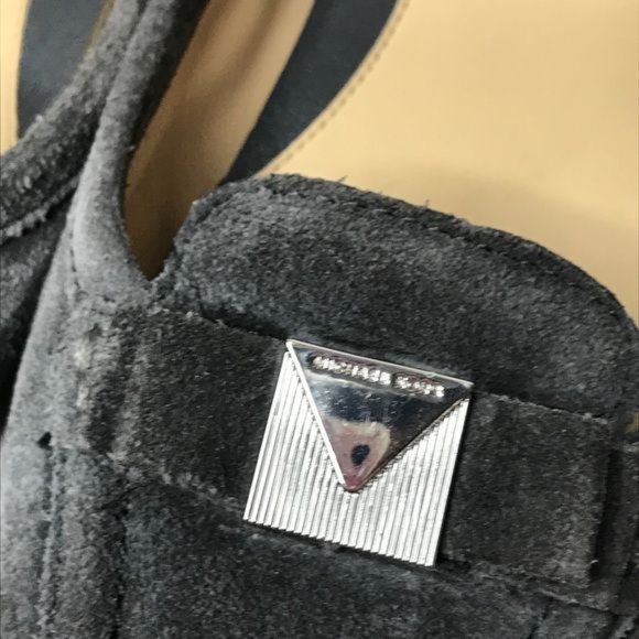 MICHAEL Michael Kors 6.5 gray leather loafers - Picture 6 of 9